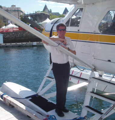 Bryan with floatplane